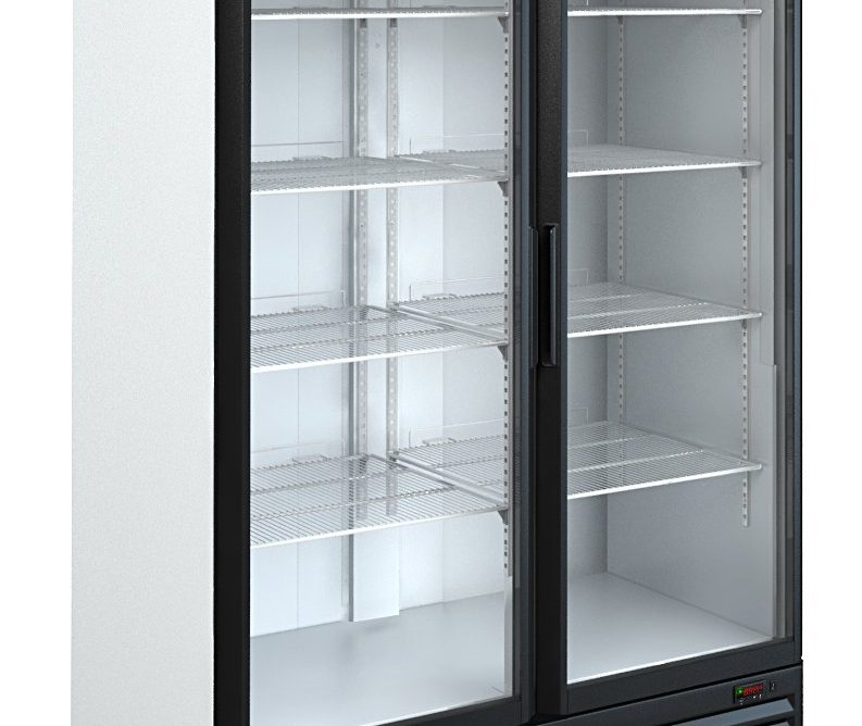 Шкаф холодильный МХМ "КАПРИ" 1,12СК (0...+7) стекл. двери Динамика