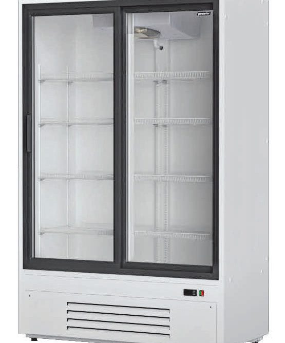 Шкаф холодильный Премьер ШВУП1ТУ-0.8 К (В/Prm, +1... +10) стекл. двери-купе, динам. охл.